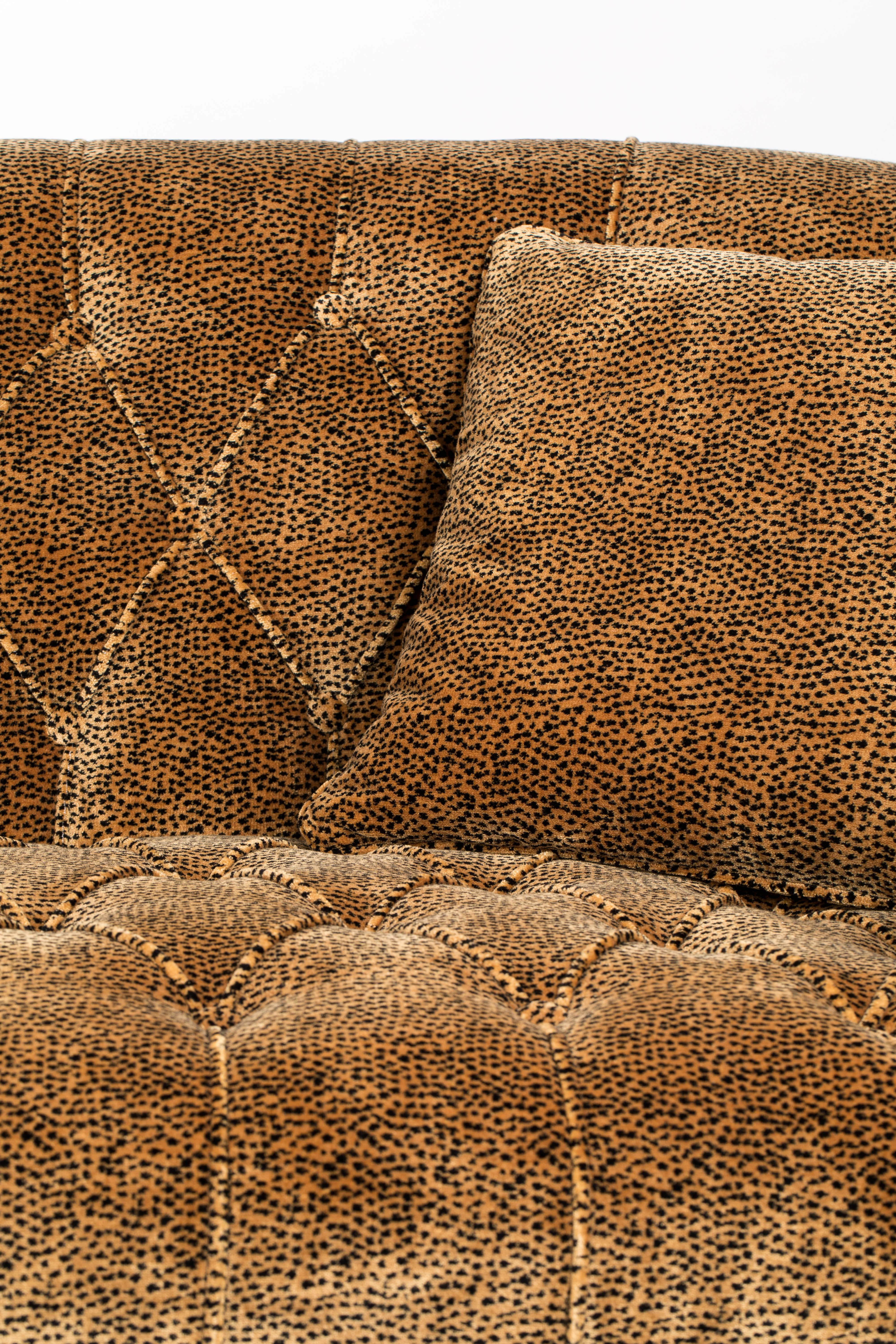 Bold Monkey Too Pretty To Sit On Panther Sofa